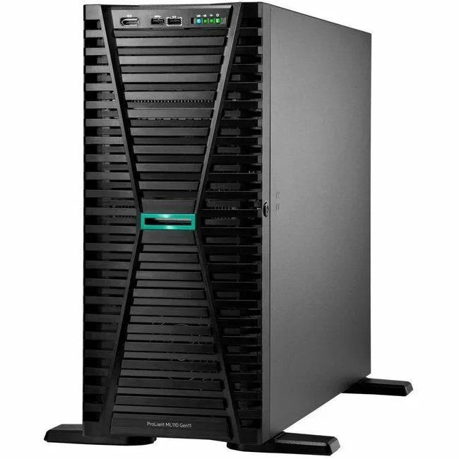 HPE HPE ProLiant ML110 Gen11 4.5U Tower Server Xeon Gold 5416S 2.0 GHz 16-Core 32GB DDR5 P55537-001 — product photo