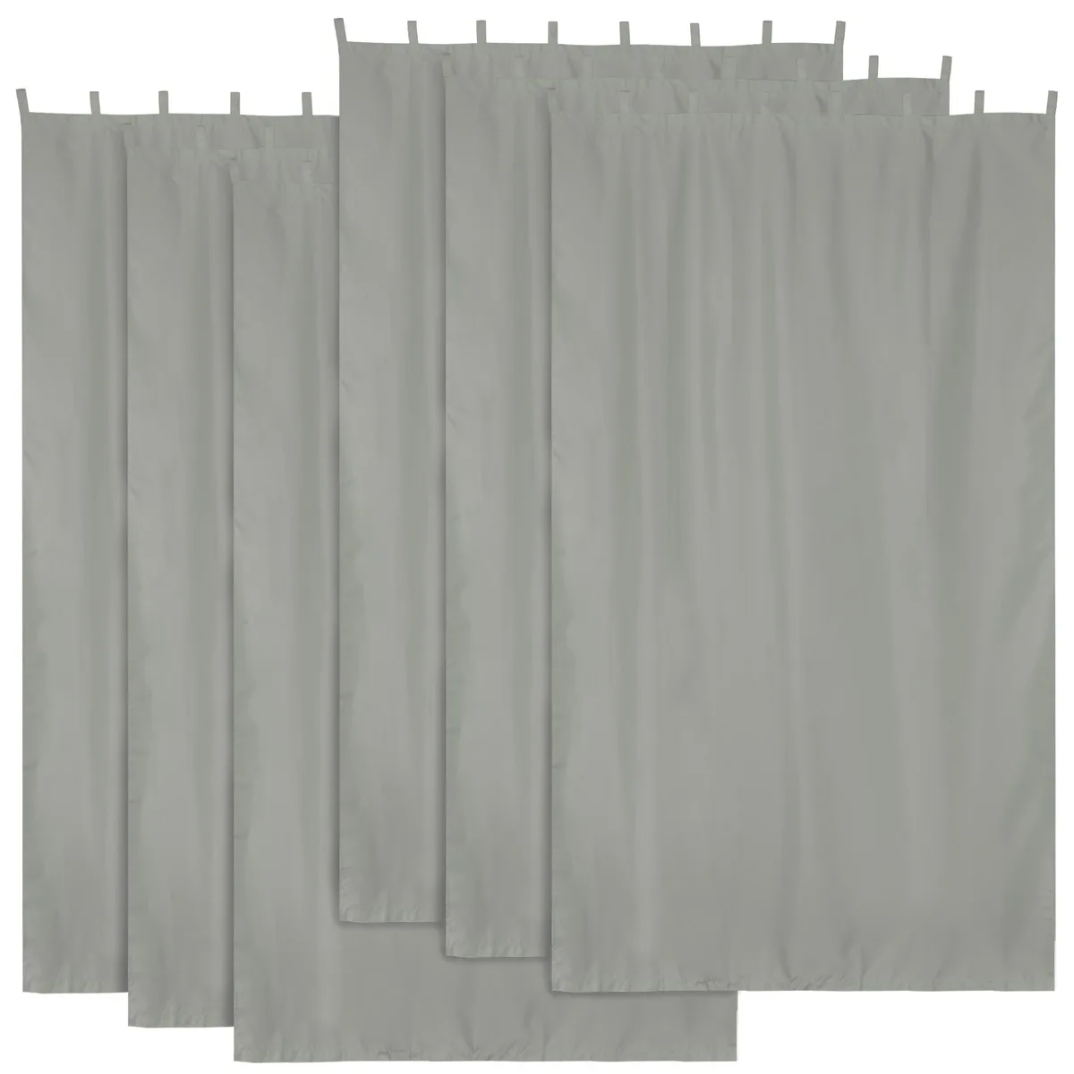 Yescom USA, Inc. Yescom USA, Inc. 54"x108" Outdoor Privacy Curtain Tab Top UV30+ 6 Piece — product photo