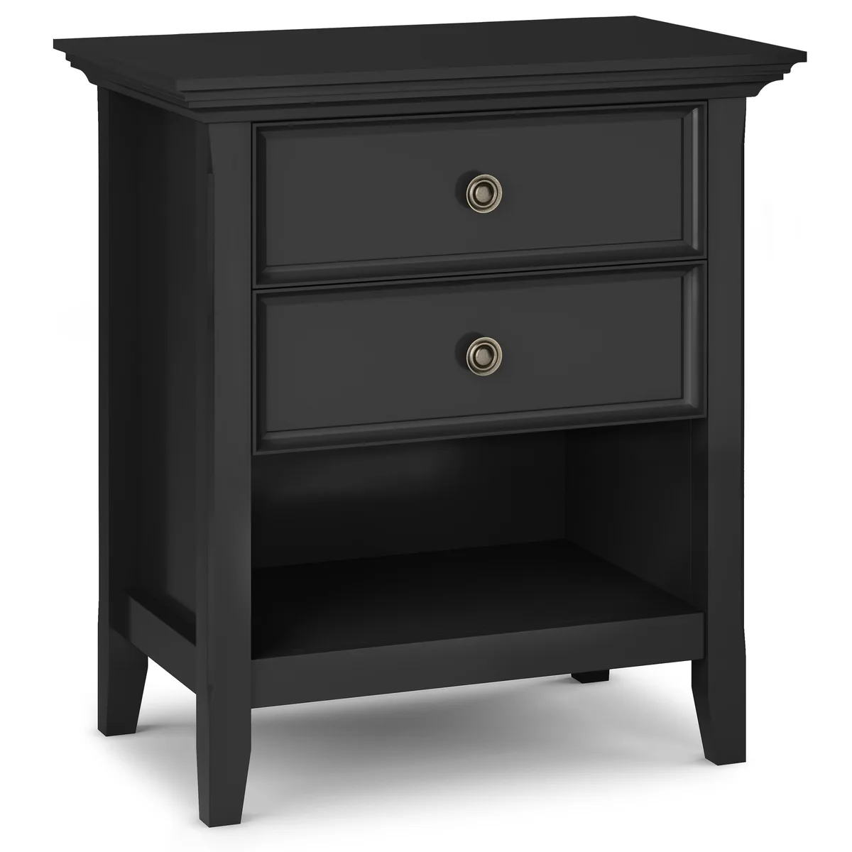 tuphen tuphen Amherst Bedside Table Black 16x24x26 — product photo