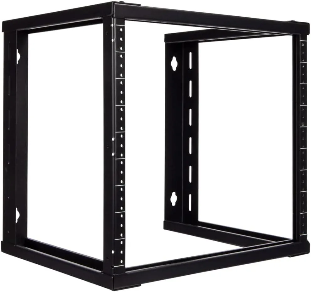 TAURKENAM TAURKENAM 9U Open Frame Wall Mount Server Rack 19" Black — product photo