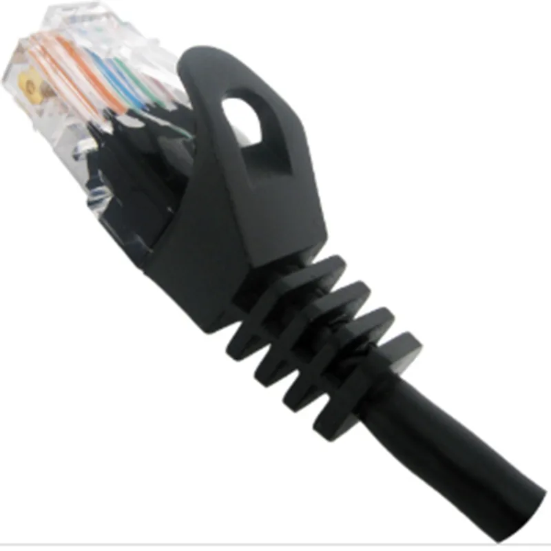 FireFold FireFold Cat5e Network Ethernet Cable 10ft Black 350 MHz 24 AWG 4 UTP Gold 50 Micron — product photo