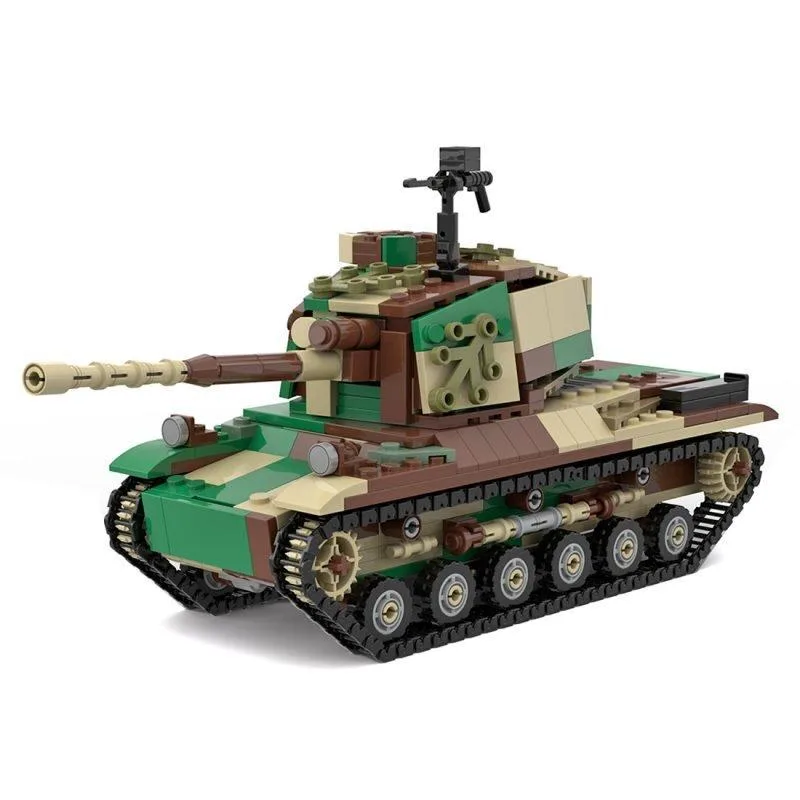 ZITIANYOUBUILD ZITIANYOUBUILD MOC-55859 O-I Japanese Super Heavy Tank 1/30 1867 Parts — product photo