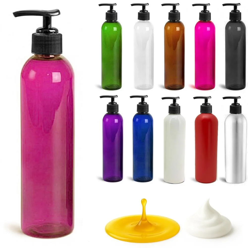 Vandue Corporation Vandue Corporation Royal Massage 8oz Bullet Round Bottle with Saddle Pump Pink 7.5 — product photo
