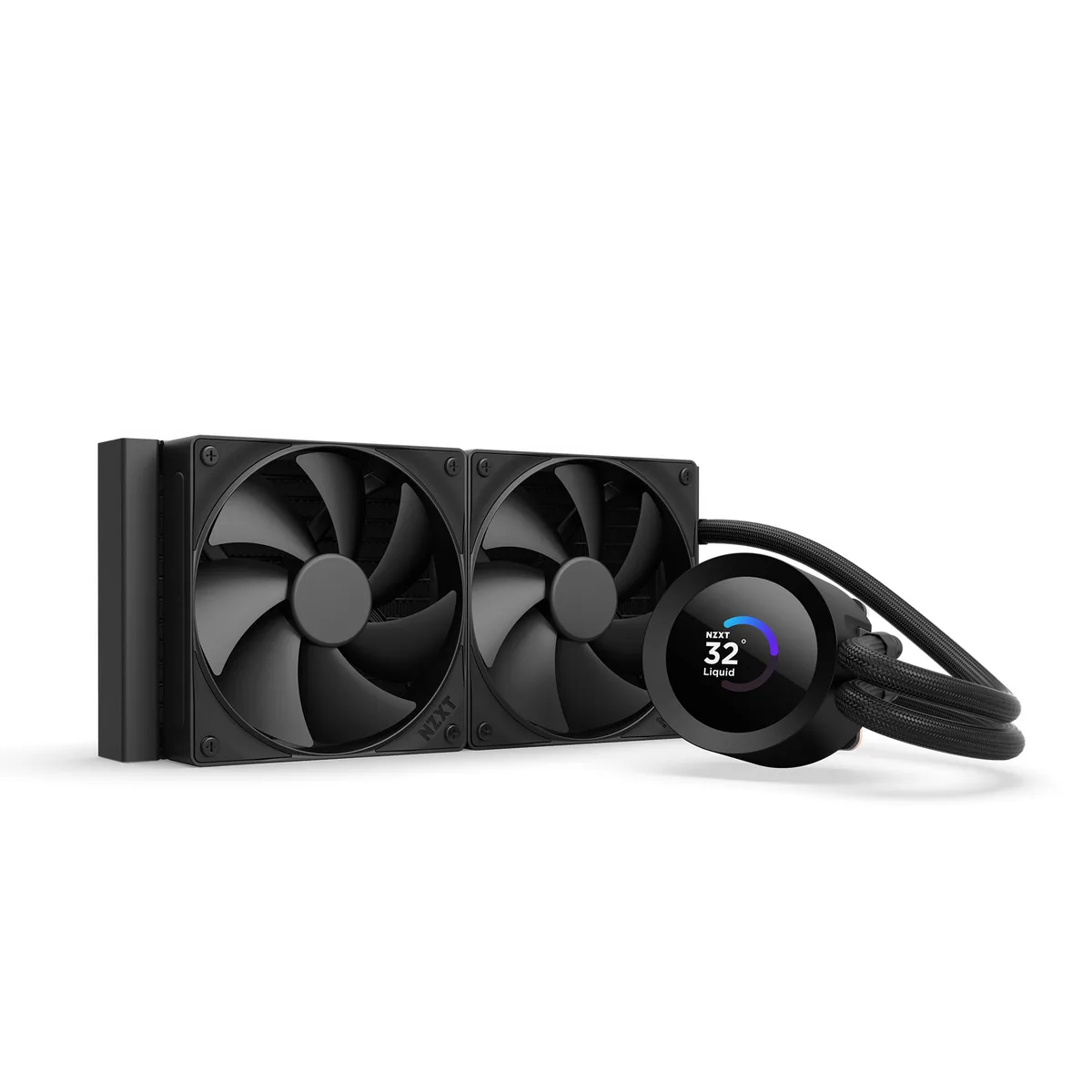 NZXT NZXT RL-KN240-B2 240 mm liquid cooler with 1.54" LCD — product photo