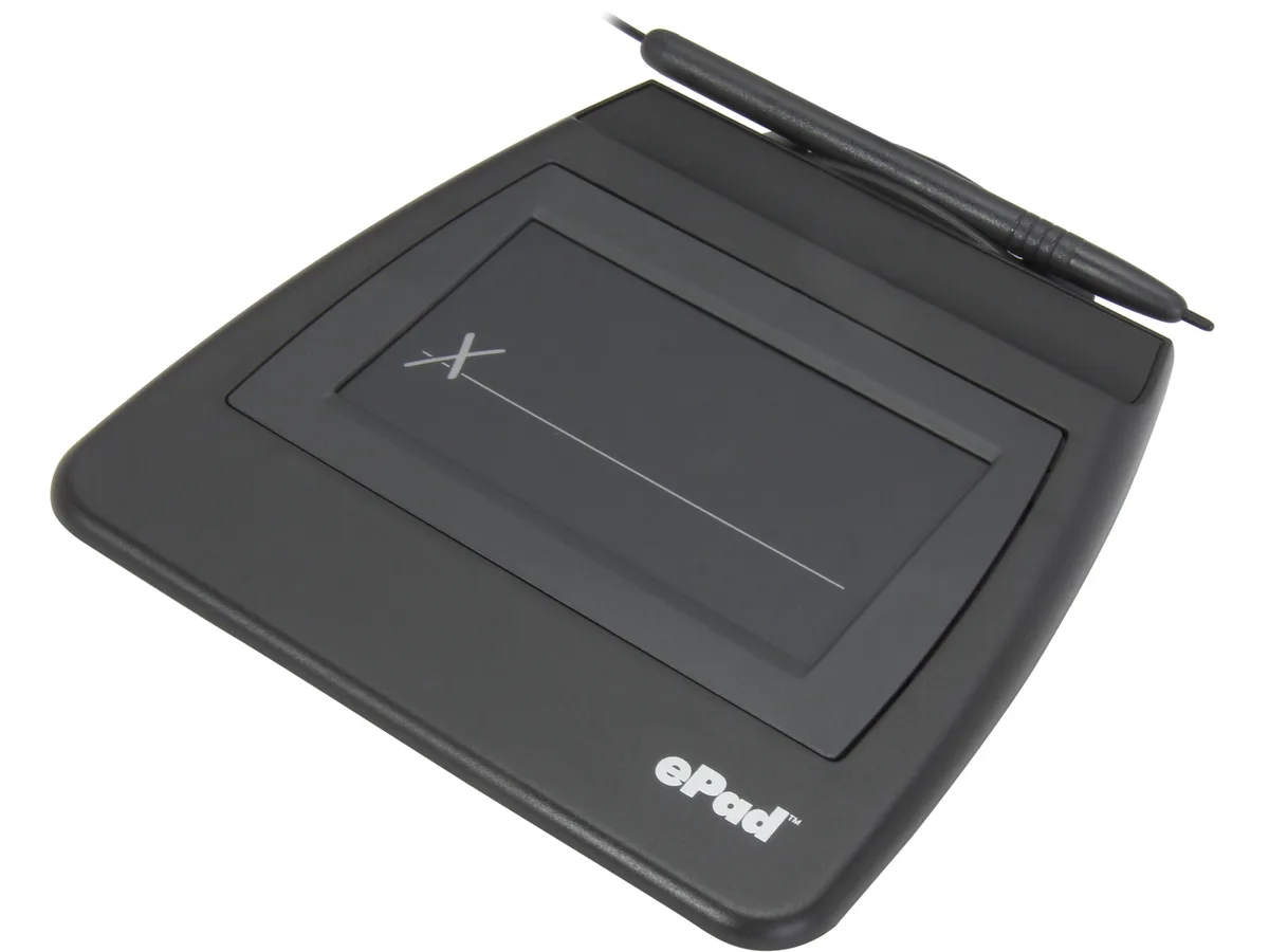 ePadlink ePadlink VP9801 signature pad, USB, 3.50" x 2.09" signing area — product photo