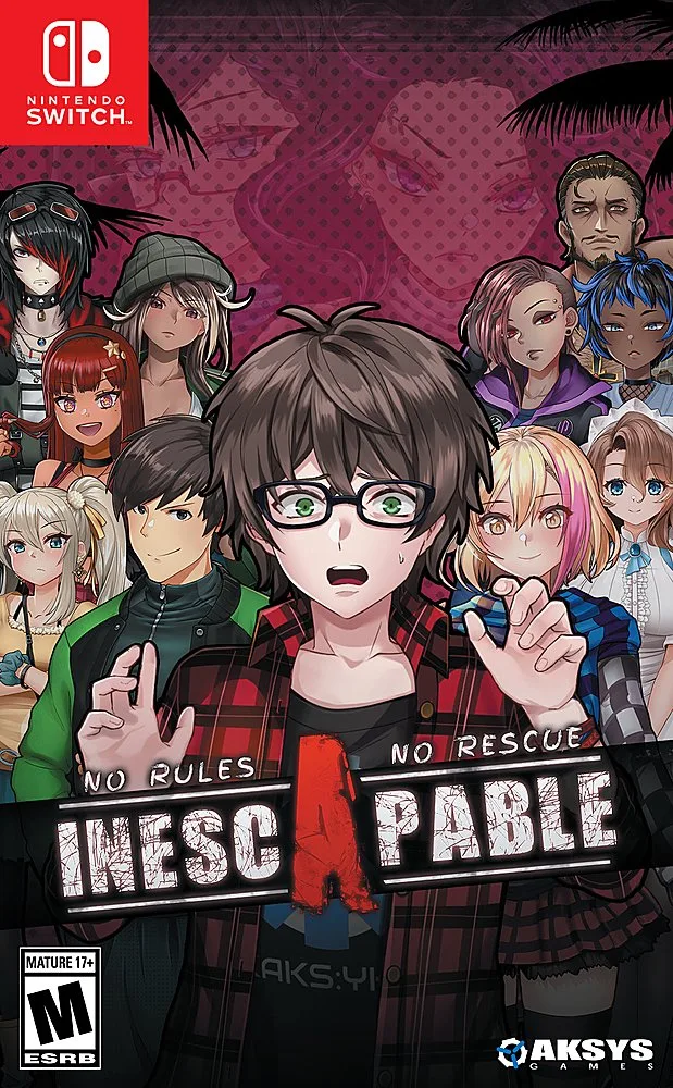 Nintendo Switch game cartridge with Inescapable label
