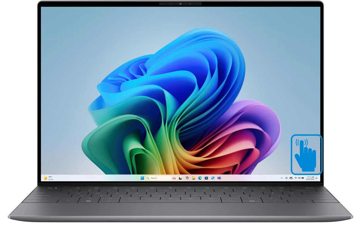 DELL DELL XPS 13 Laptop Snapdragon X Elite X1E-80-100 16GB LPDDR5X 512GB M.2 PCIe Pro 13.4" 2.8K Touchscreen — product photo