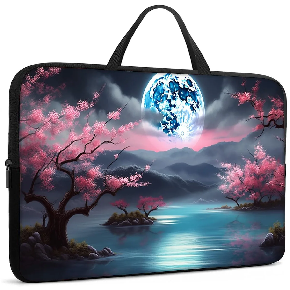 Batianda Batianda 13-15 inch laptop sleeve Sakura Moon 2 in 1 accessory — product photo