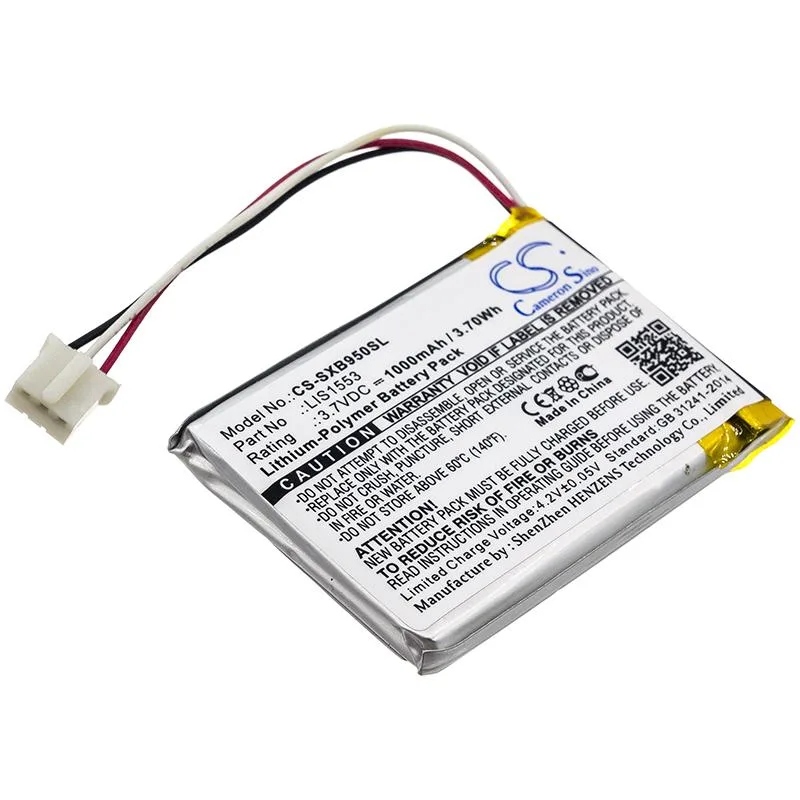 Estry Estry MDR-XB950N1 Battery Replacement 1000mAh 3.7V — product photo
