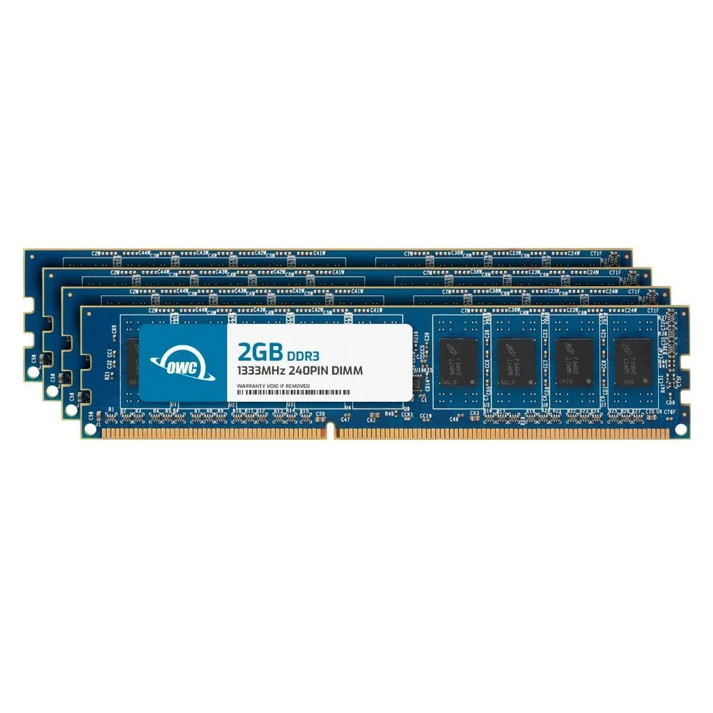 OWC OWC 8GB (4x2GB) DDR3 1333 CL9 desktop RAM — product photo