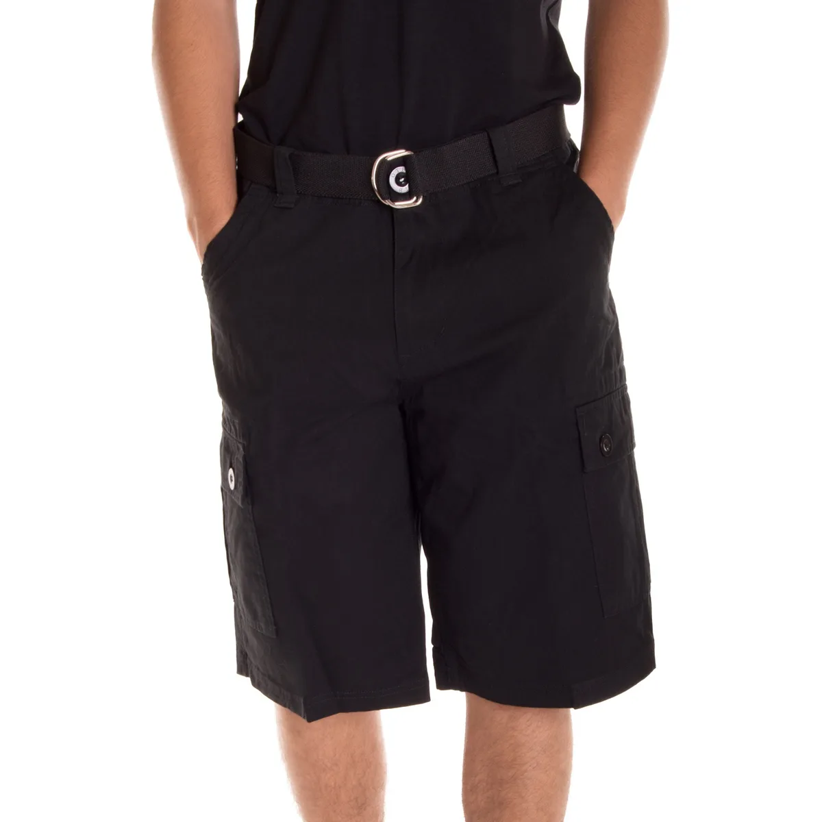 Altatac Altatac OTB1071 Men's Cargo Shorts Black Size 30 12" Inseam — product photo