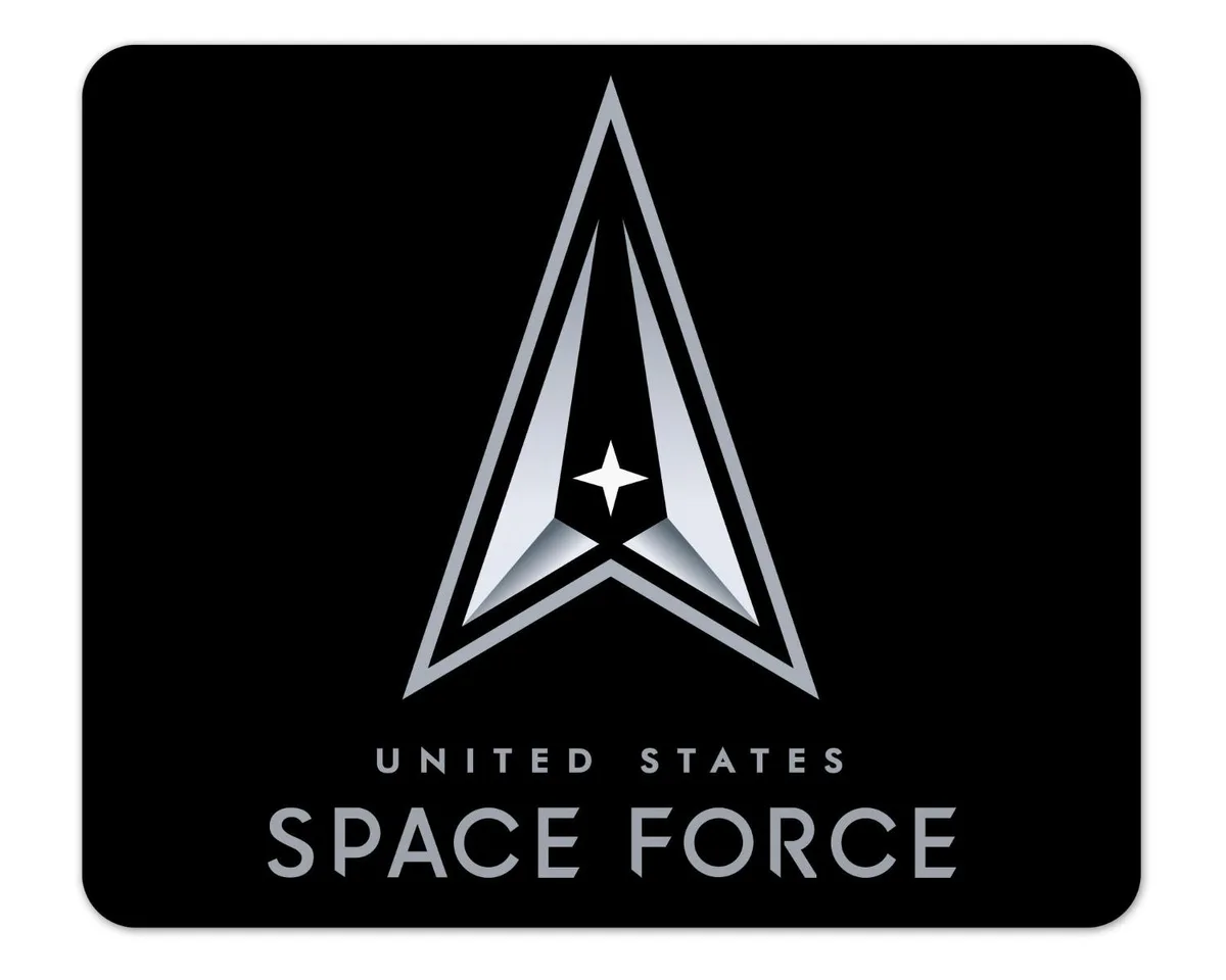 Future of Flight Future of Flight Space Force Delta Logo Mousepad 1/8 Thick 7.75 x 9.25 — product photo
