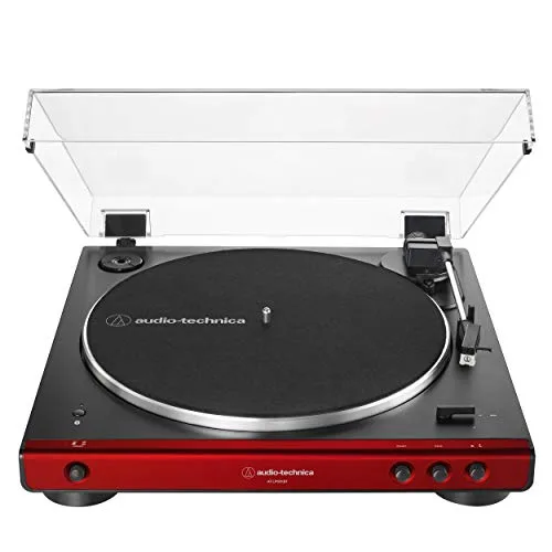 Audio-Technica Audio-Technica AT-LP60XBT-RD turntable, red, Bluetooth, 33/45 rpm — product photo