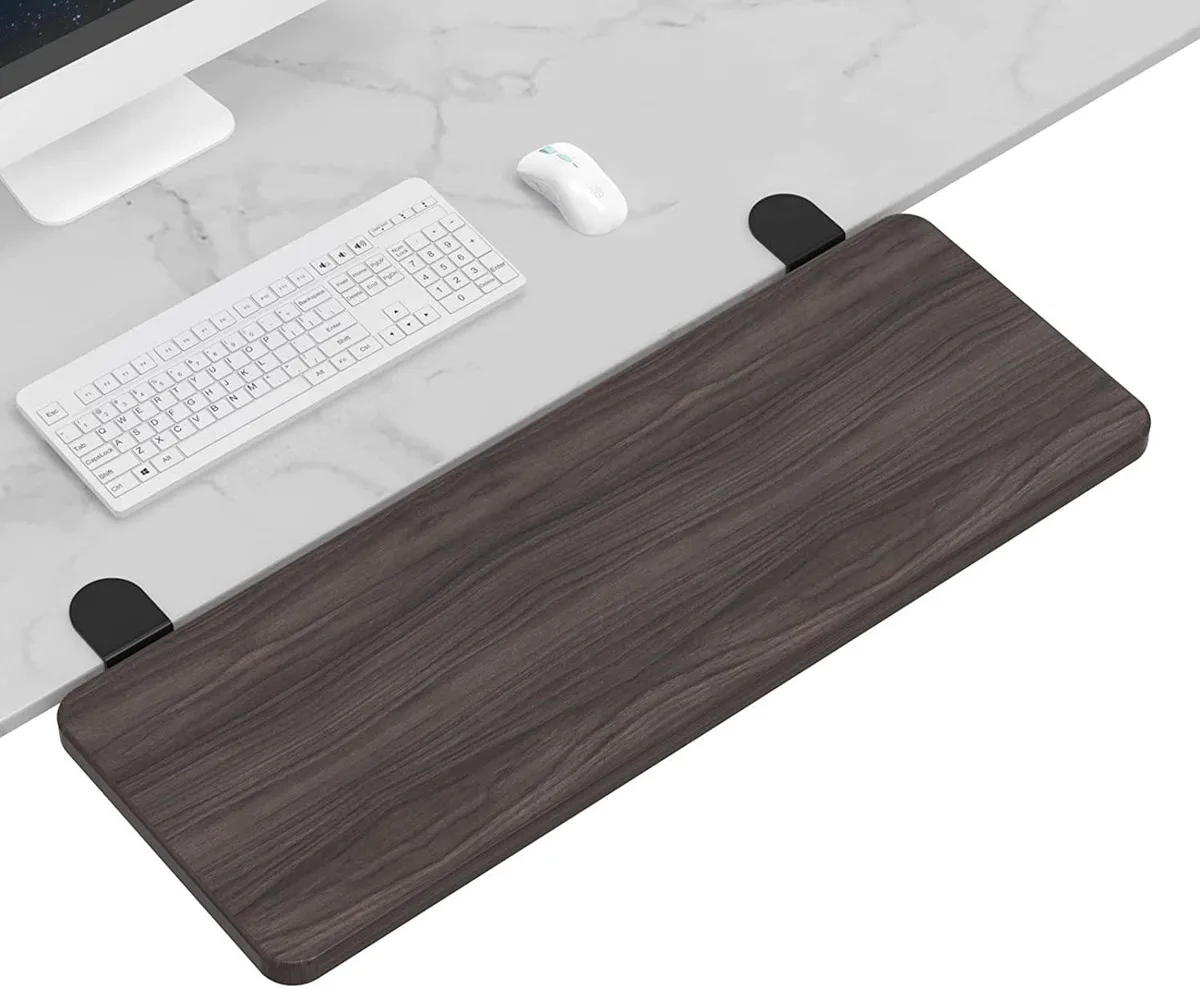BFKK BFKK Desk Extender Tray 25.2x9.5 Walnut — product photo