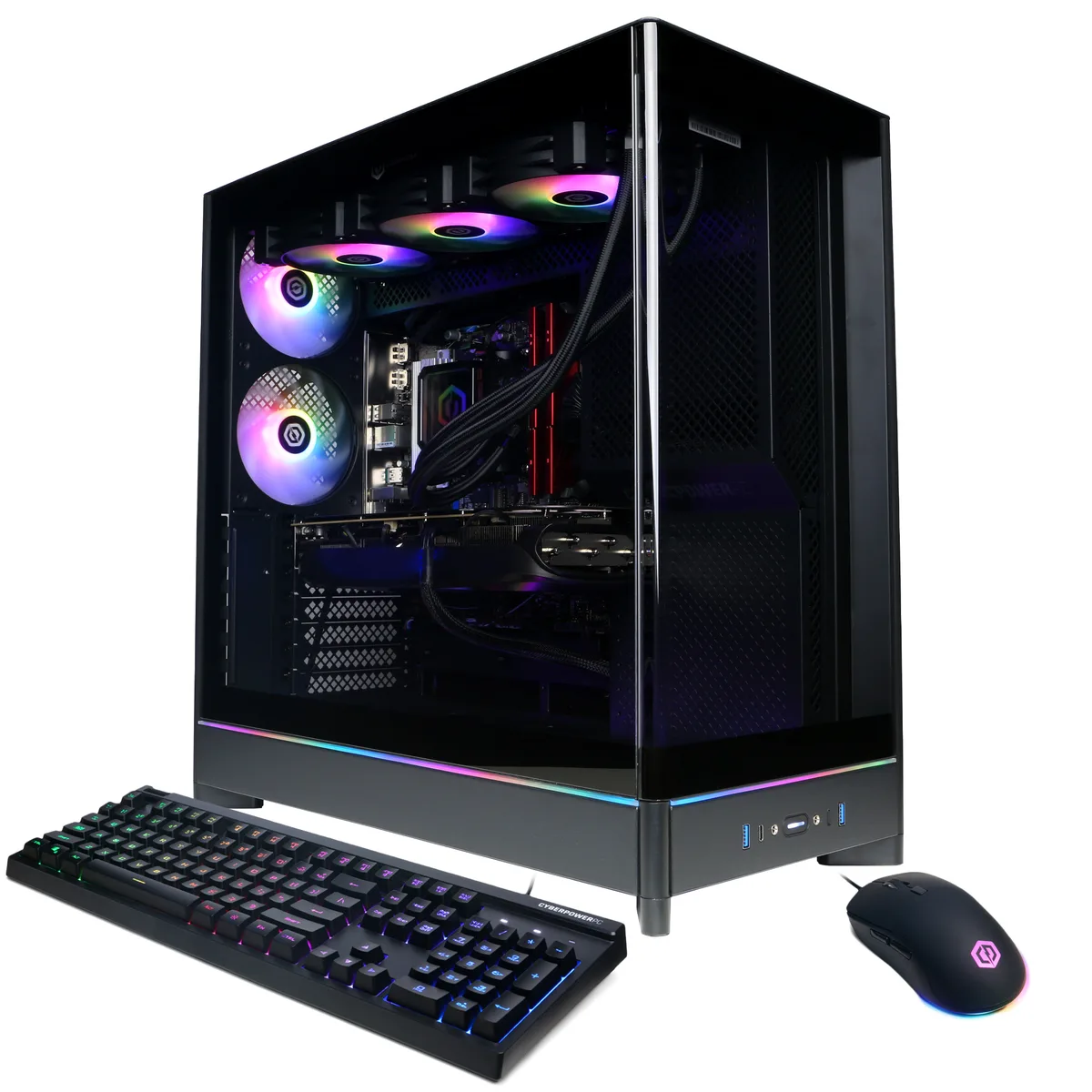 CyberpowerPC CyberpowerPC GML70170 gaming PC Ryzen 7 9800X3D 32GB DDR5 RTX 5080 2TB NVMe — product photo