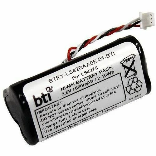 Battery Technology Inc. Battery Technology Inc. BTRY-LS42RAA0E-01 3.6V 600mAh 2.16Wh NiMH Barcode Scanner Battery — product photo