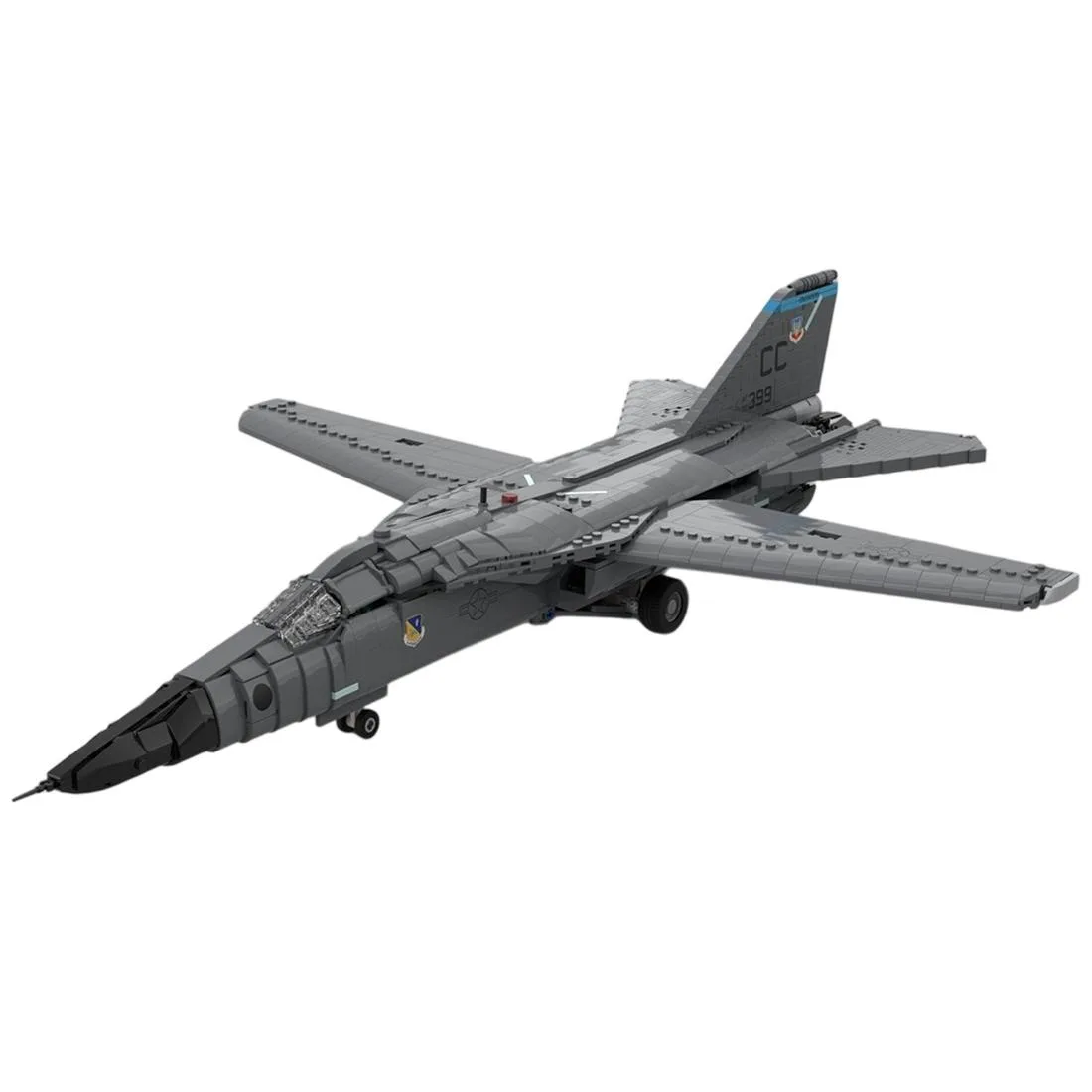 ZITIANYOUBUILD ZITIANYOUBUILD 1/35 Scale F-111F Combat Aircraft Educational Building Blocks 2219PCS — product photo