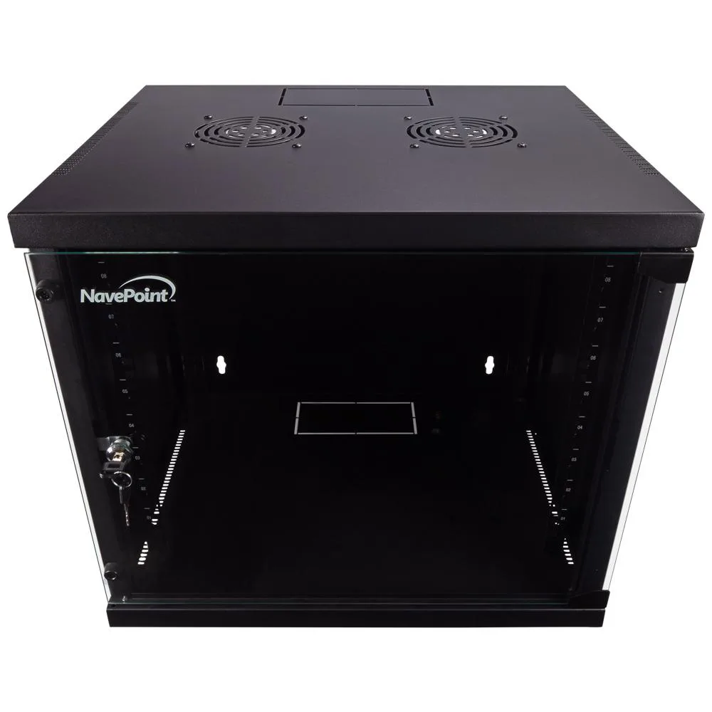 NavePoint NavePoint 9U Basic Wall Mount Server Rack Assembled 450mm Depth — product photo