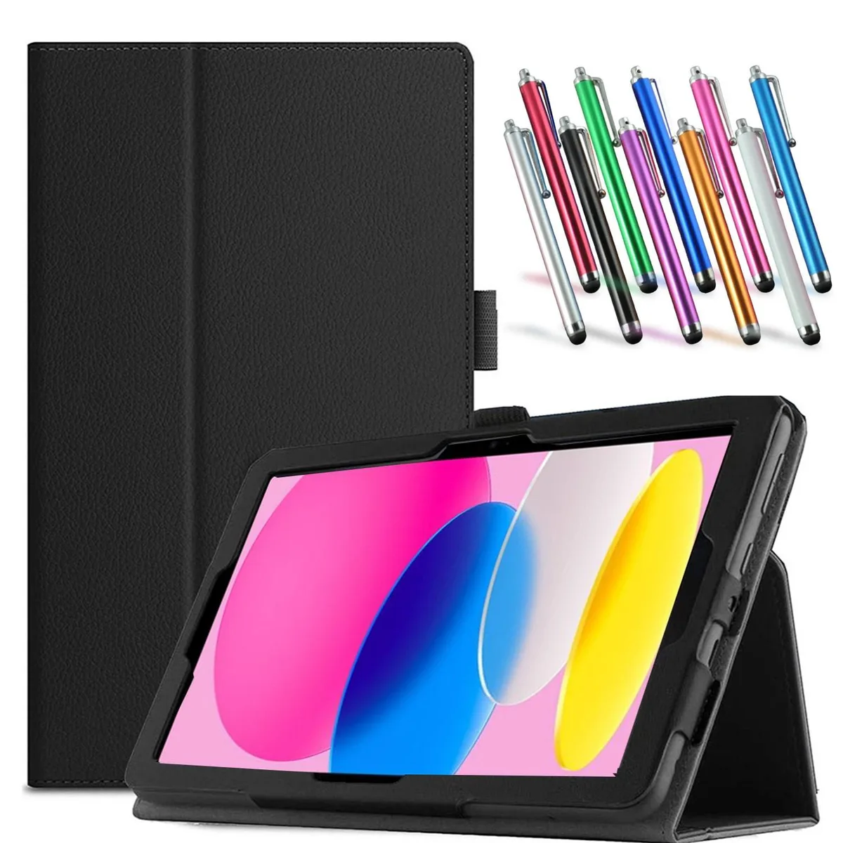 anicestore anicestore iPad 11th/10th Gen 11"/10.9" Folio Case Blue with Stylus — product photo