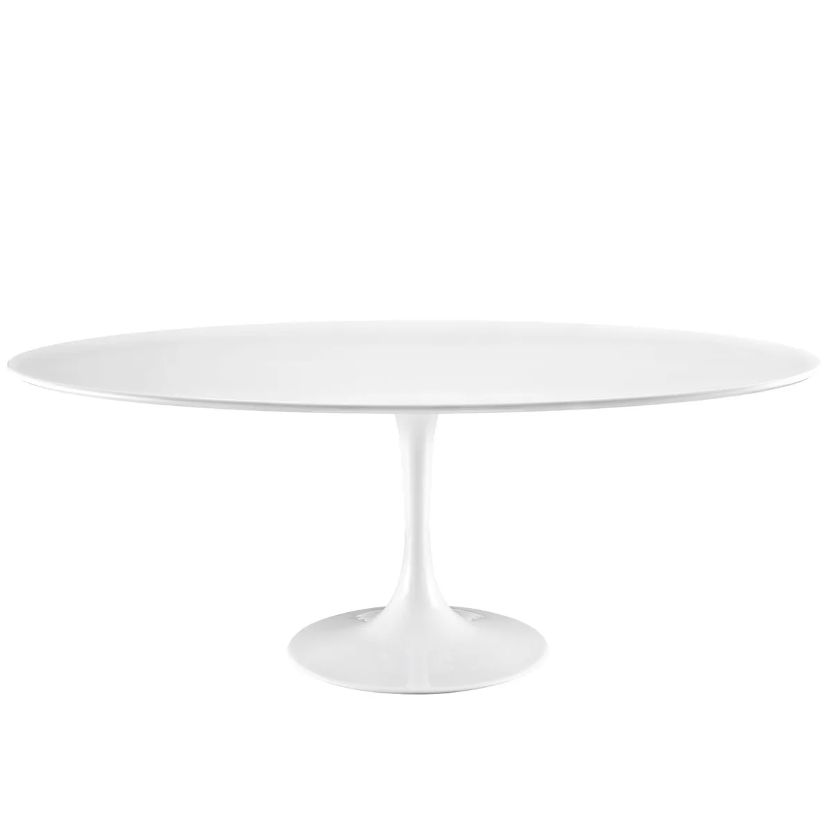 Modway Furniture Modway Furniture Lippa 78" Oval Dining Table White — product photo