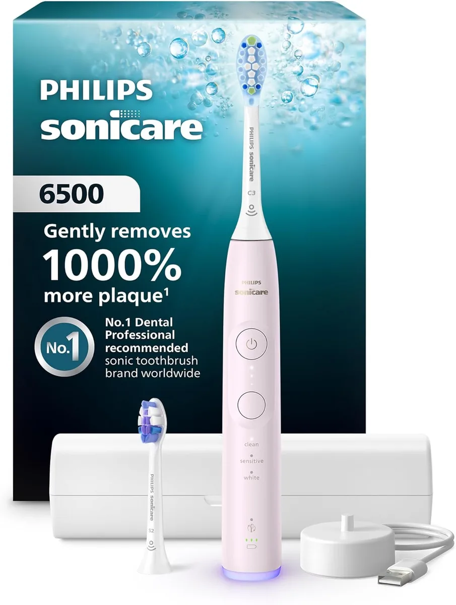 Sonicare Sonicare HX7412/05 6500 Series Electric Toothbrush Light Pink oral care — product photo
