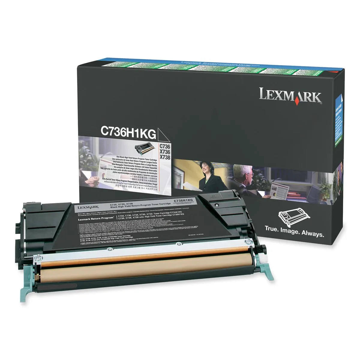 Lexmark Lexmark C736H1KG toner cartridge black 12000 pages — product photo