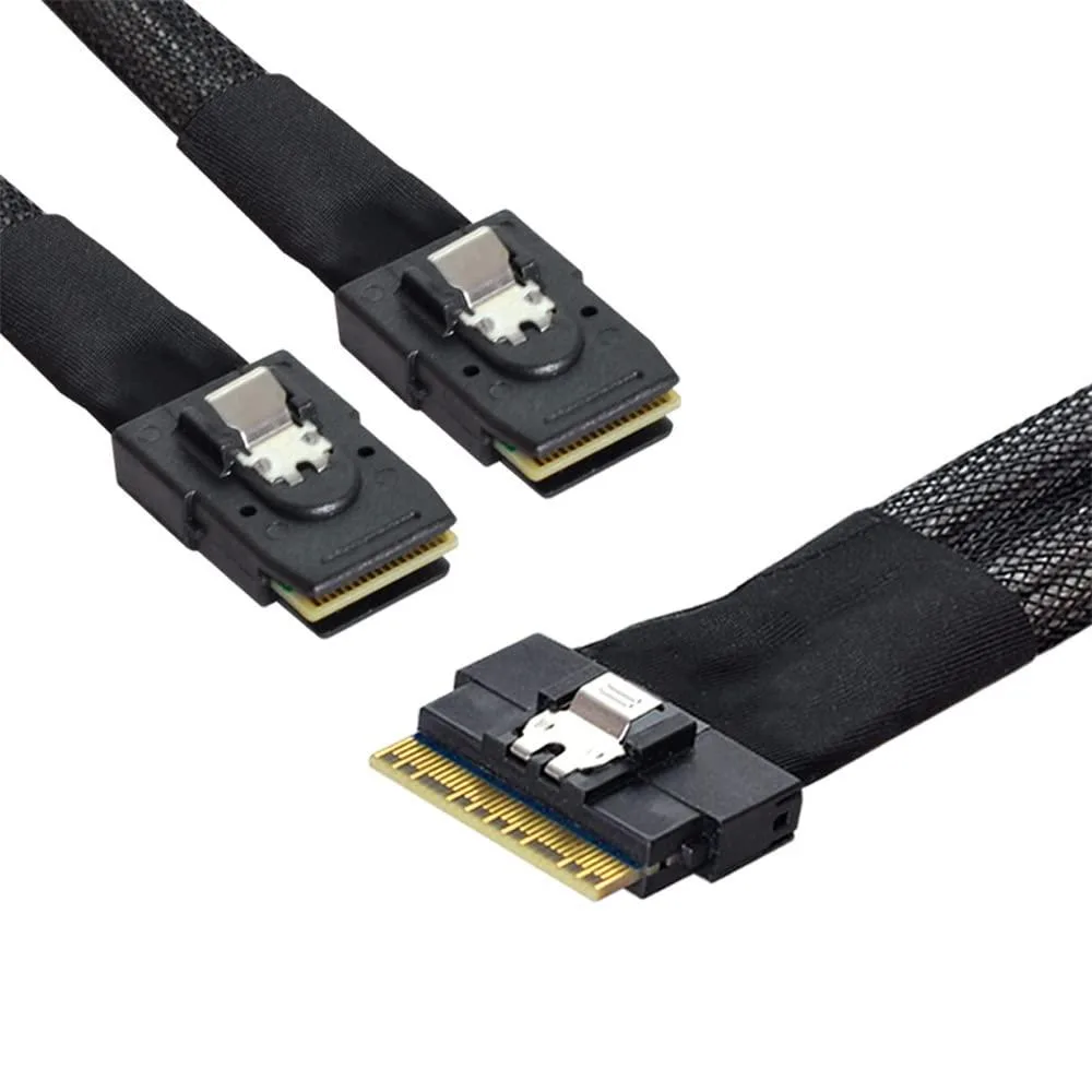 LORDWORLD LORDWORLD SAS Cable SFF-8654 8i 74pin to Dual SFF-8087 50cm — product photo