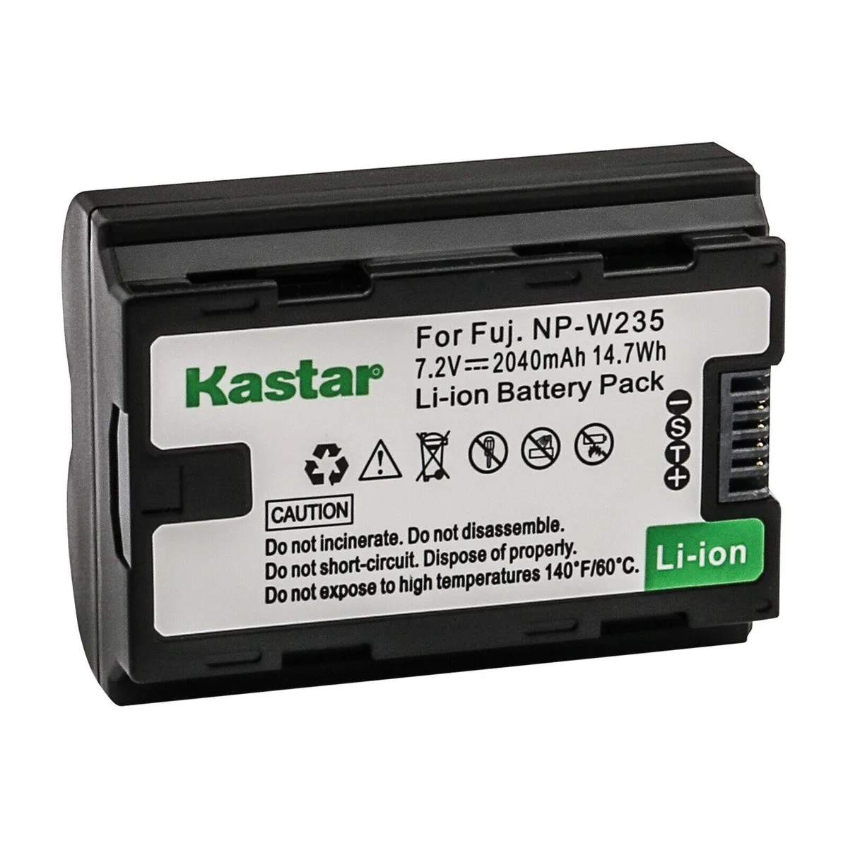 Kastar Kastar NP-W235 2040mAh 7.2V 14.7Wh Li-Ion Camera Battery — product photo