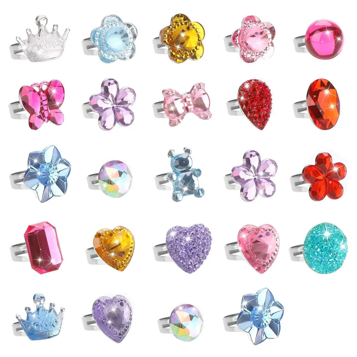  Hifot HT016US-2 24 adjustable resin rings — product photo