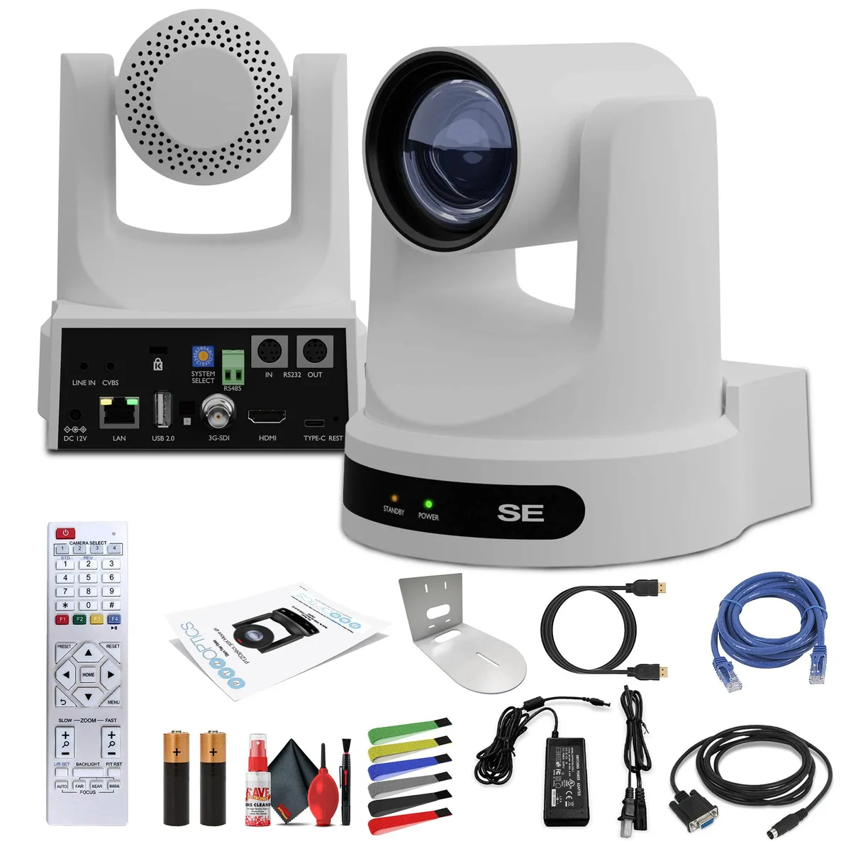 PTZOptics PTZOptics Move SE 20x PTZ Network Camera White + Wall Mount — product photo