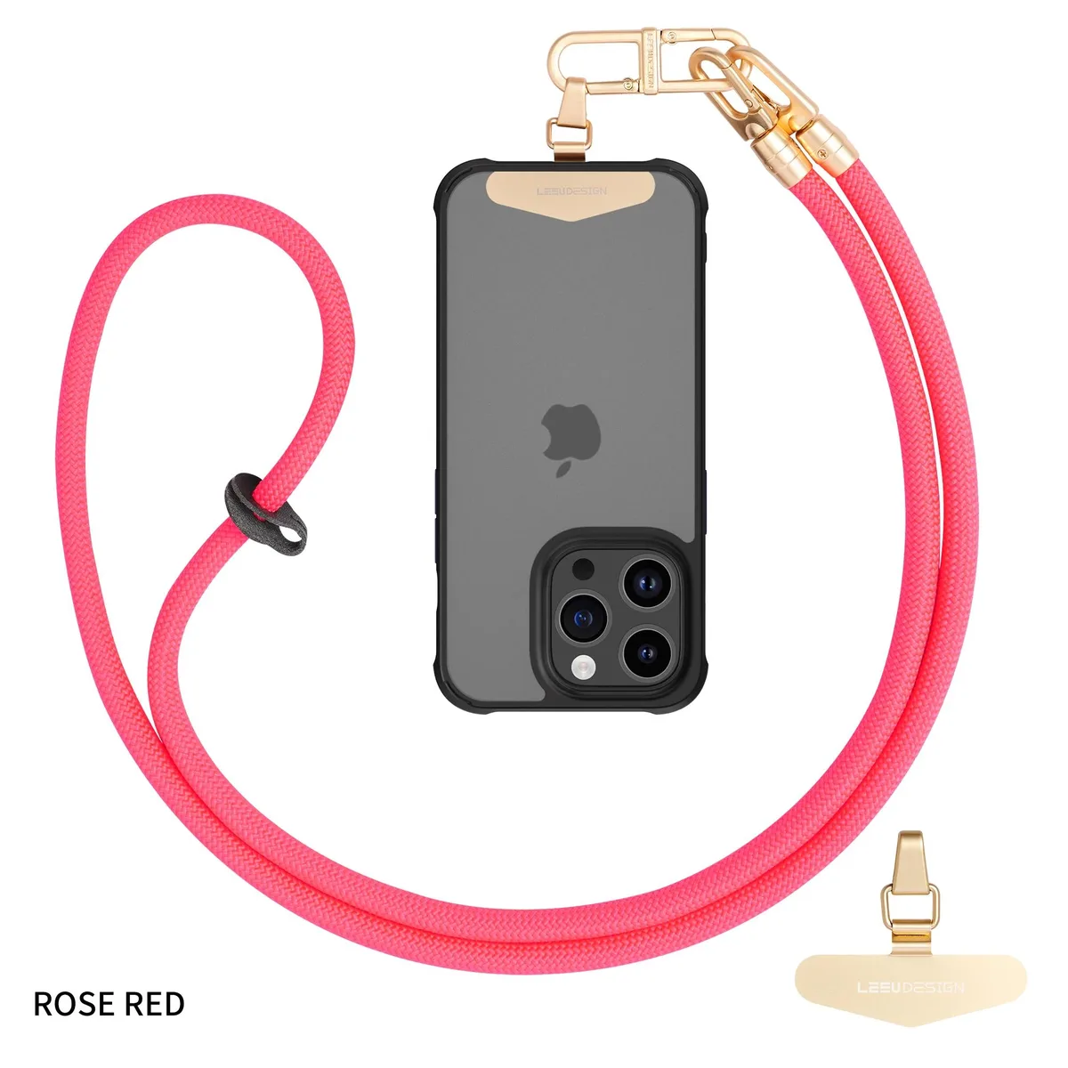 Beebo Beabo Beebo Beabo Phone Mount Lanyard Rose Red 120CM — product photo