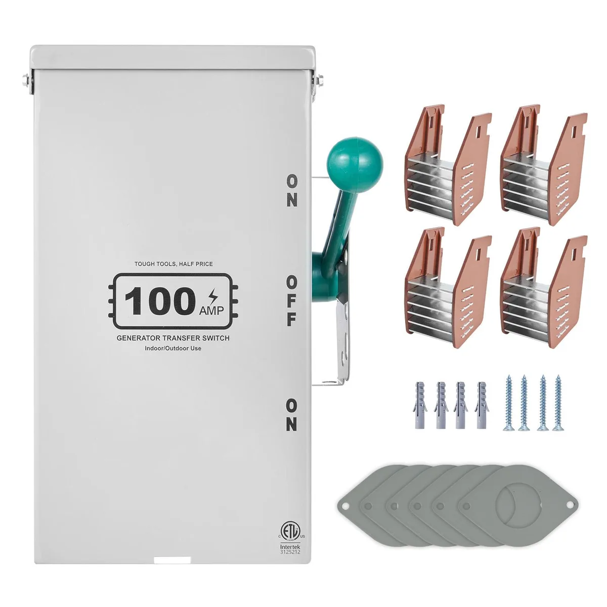 VEVOR VEVOR LSTK20 100A 24000W Manual Transfer Switch 120/240V — product photo