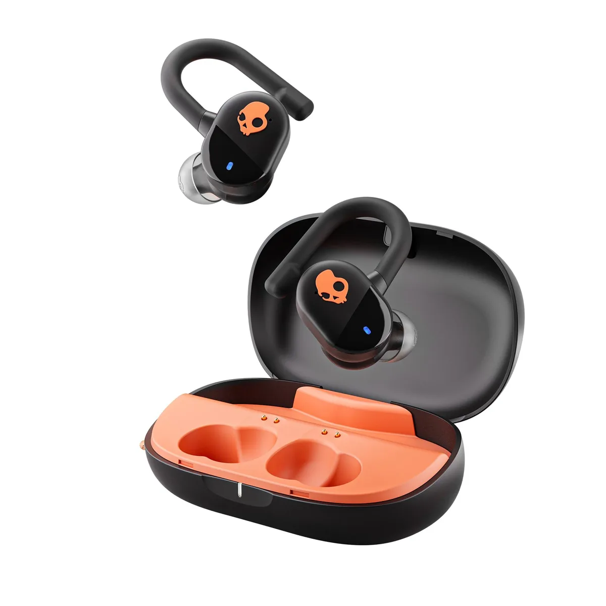  Skullcandy Push Play Active True Wireless Earbuds Black/Orange 34h IP55 — product photo
