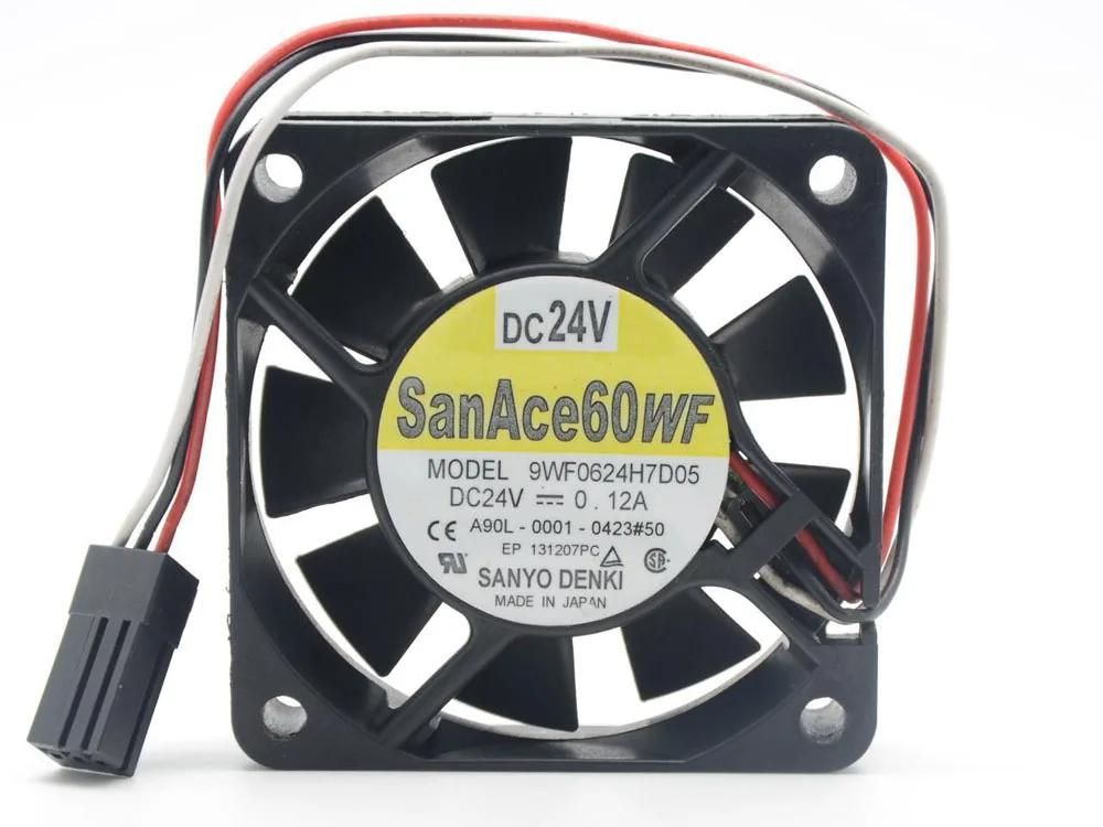 Zyvpee Zyvpee 9WF0624H7D05 60mm 24V 0.12A 3-pin case fan — product photo