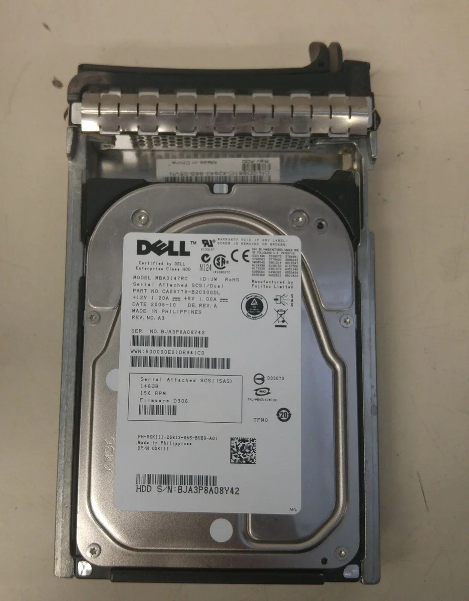 Fujitsu Fujitsu MBA3147RC 147GB 15000RPM 3.5" SAS internal hard drive — product photo