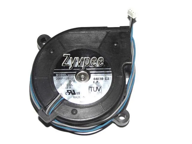 Zyvpee Zyvpee D06F-12B1S1 07B 60x25mm 12V .33A 3-pin blower — product photo