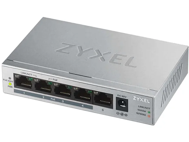 ZyXEL ZyXEL GS1005HP 5-port Gigabit PoE+ switch 60W — product photo