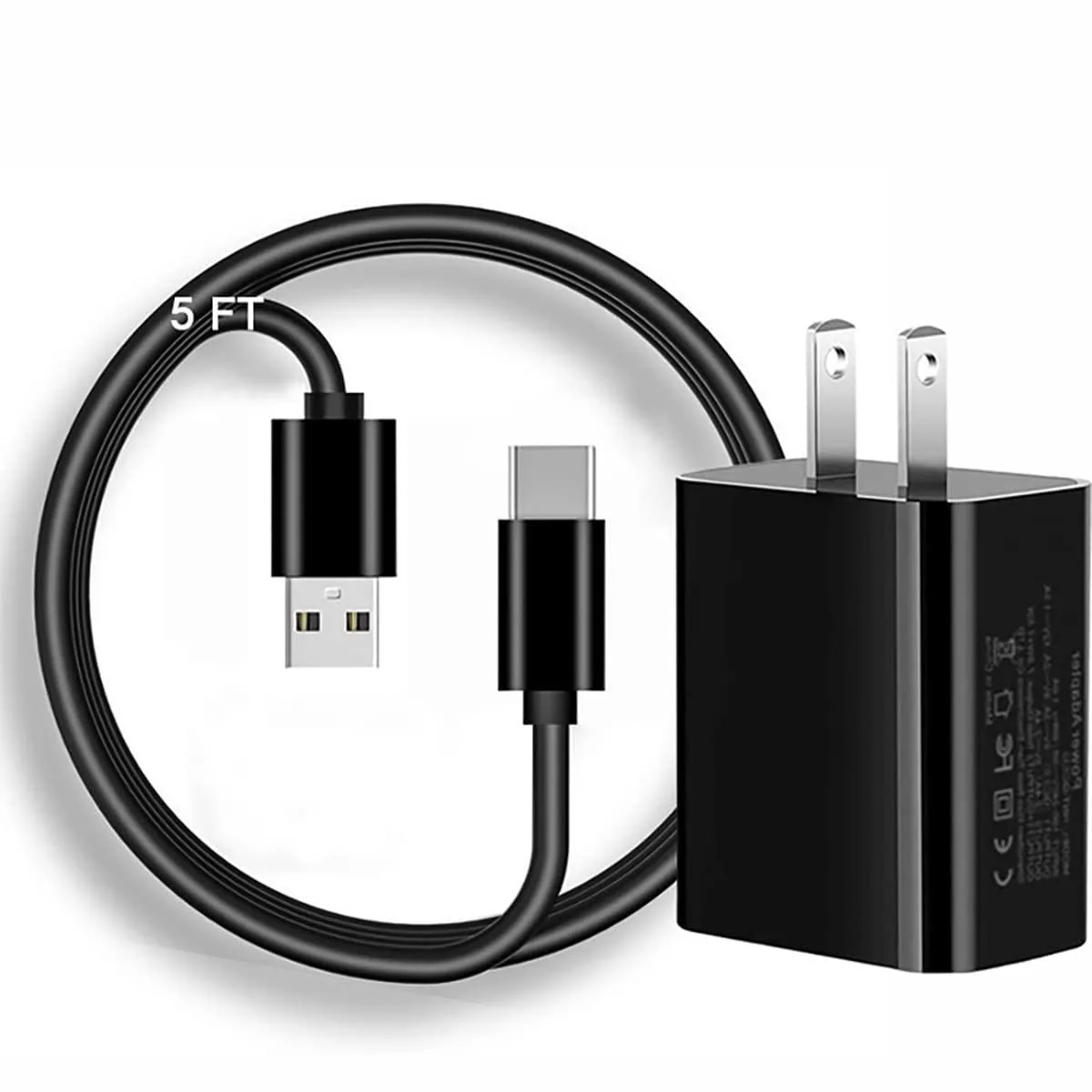RUOCLRIS RUOCLRIS 6Ft USB-C Wall Charger Cable for Jitterbug Flip 2 Smart 3 — product photo