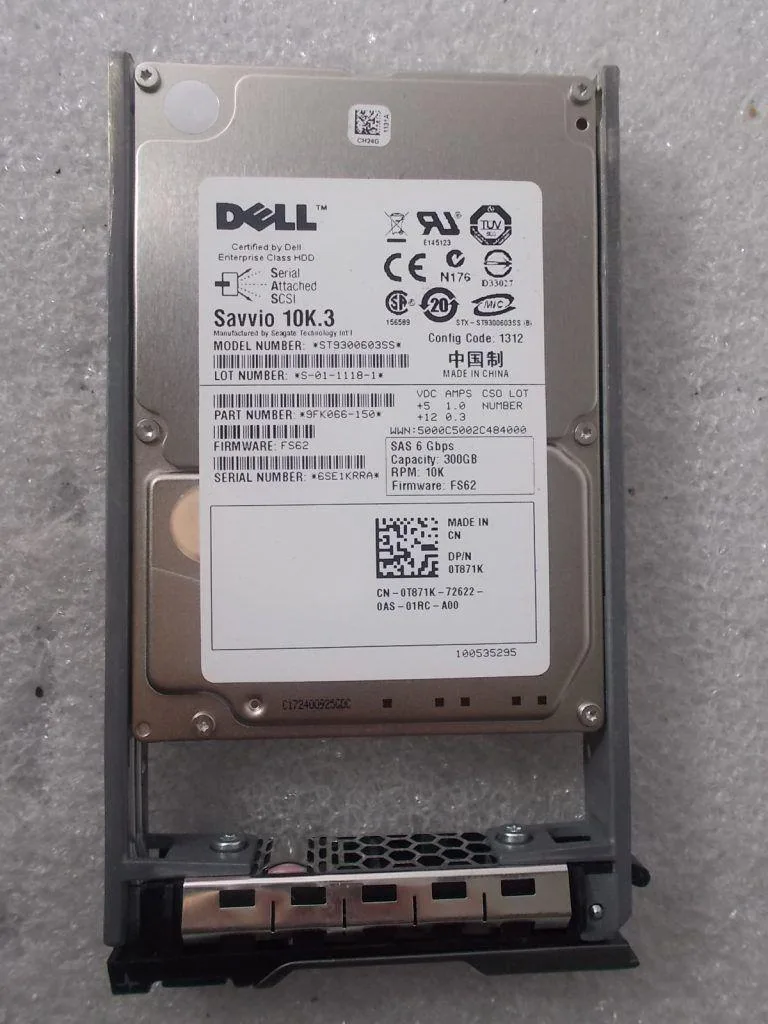 DELL DELL ST9300603SS 300GB 10K 2.5" SAS internal hard drive — product photo