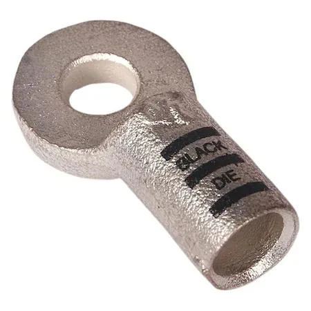 Five straight tin-plated lugs with 3/8 inch stud holes