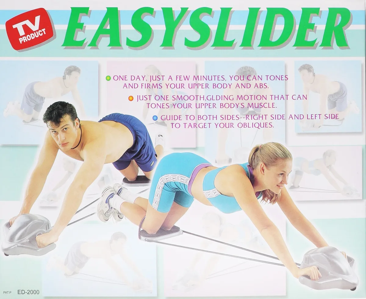 As Seen On TV As Seen On TV ED-2000 Easy Slider Ab Deluxe Roller fitness accessory — product photo