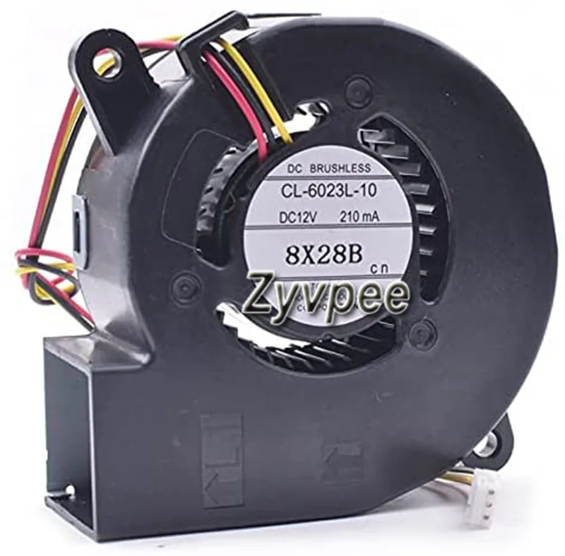 Zyvpee Zyvpee CL-6023L-10 6cm 12V 210mA 3-pin blower case fan — product photo