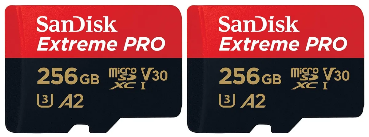 SanDisk SanDisk Extreme Pro 256GB microSDXC Class 10 2-pack — product photo