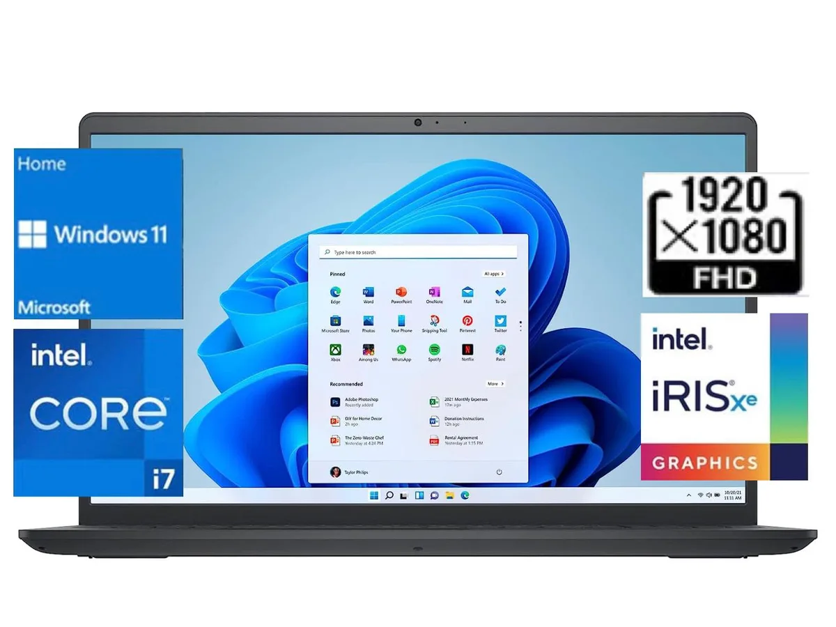 DELL DELL Inspiron 3530 15.6" FHD Touch laptop i7-1355U 32GB 2TB Carbon Black — product photo