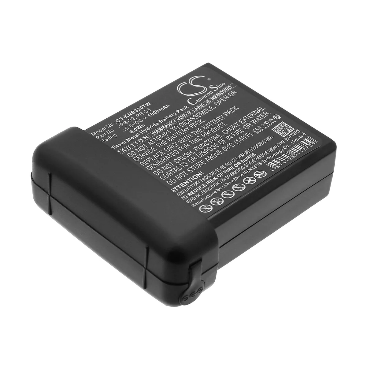 Estry Estry TH-30B 6.0V 1000mAh Ni-MH standard battery — product photo