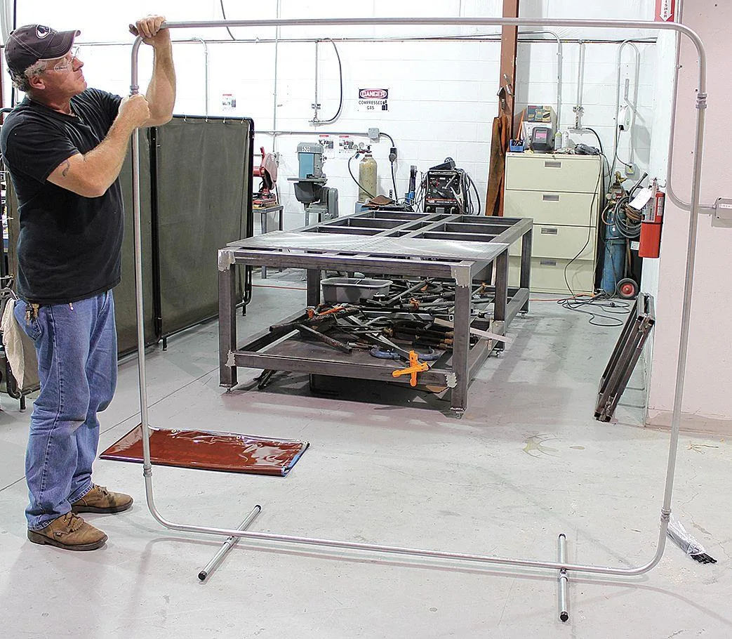 Accuform Signs Accuform Signs PWD300 Welding Screen Frame EMT Conduit 6 ft — product photo