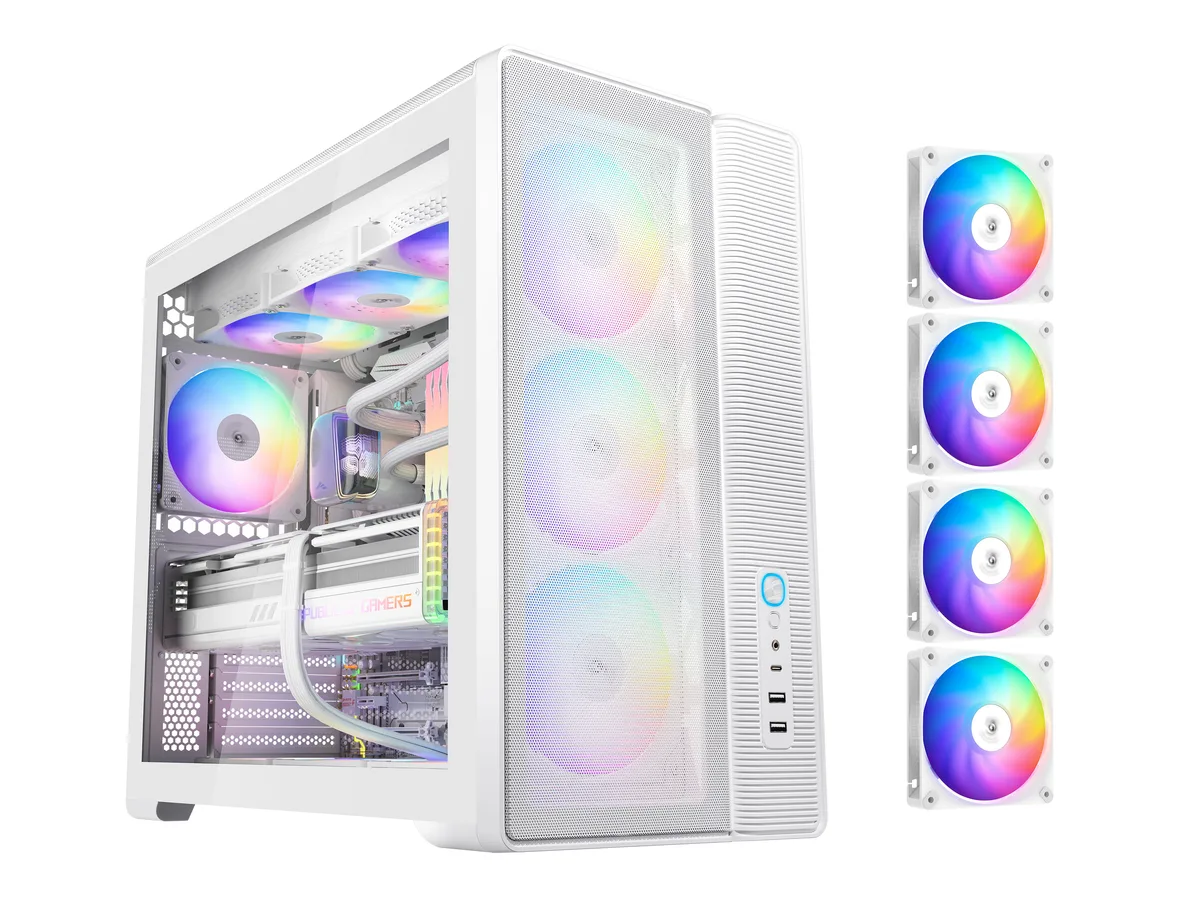 SAMA SAMA S50 White Mid Tower PC Case — product photo