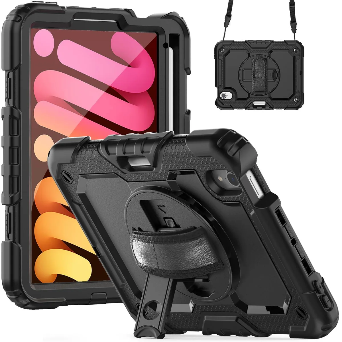 Timoom Timoom Heavy Duty Shockproof Case 8.3" iPad Mini 6/7 Black — product photo