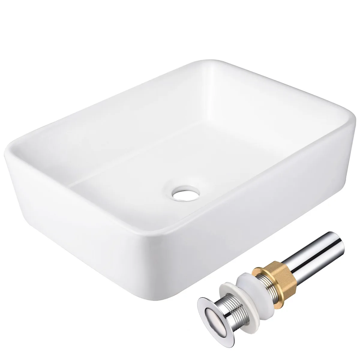 Yescom USA, Inc. Yescom USA, Inc. 80PSK009-490RTG-07-B undermount bathroom sink — product photo