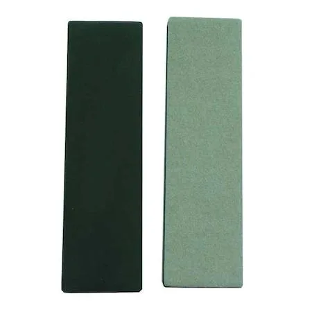 Four beige and black rectangular felt pads with foam backing, non-adhesive, nine inches long